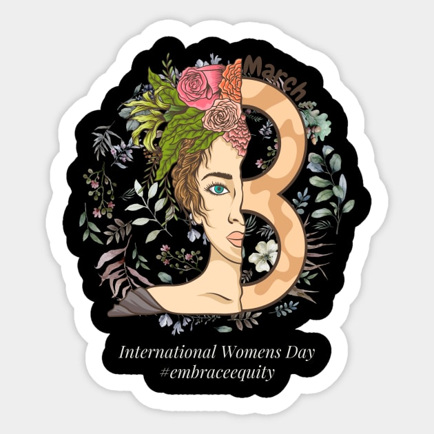 international women's day 2023 embrace equity 2023 Sticker by Ballari